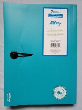 Hilroy 7-Pocket Expanding File Folder Organizer ✨ Great for School, Work & Home
